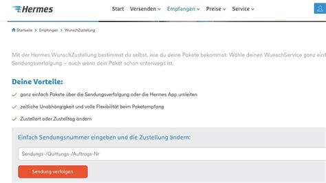 hermes zustellung ändern geht nicht